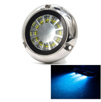 UNDERWATER LIGHT-BLUE- 50W - STAINLESS STEEL 316L - IP68 -  FROM 9 TO 32V - WKU-DS50B -AZLED